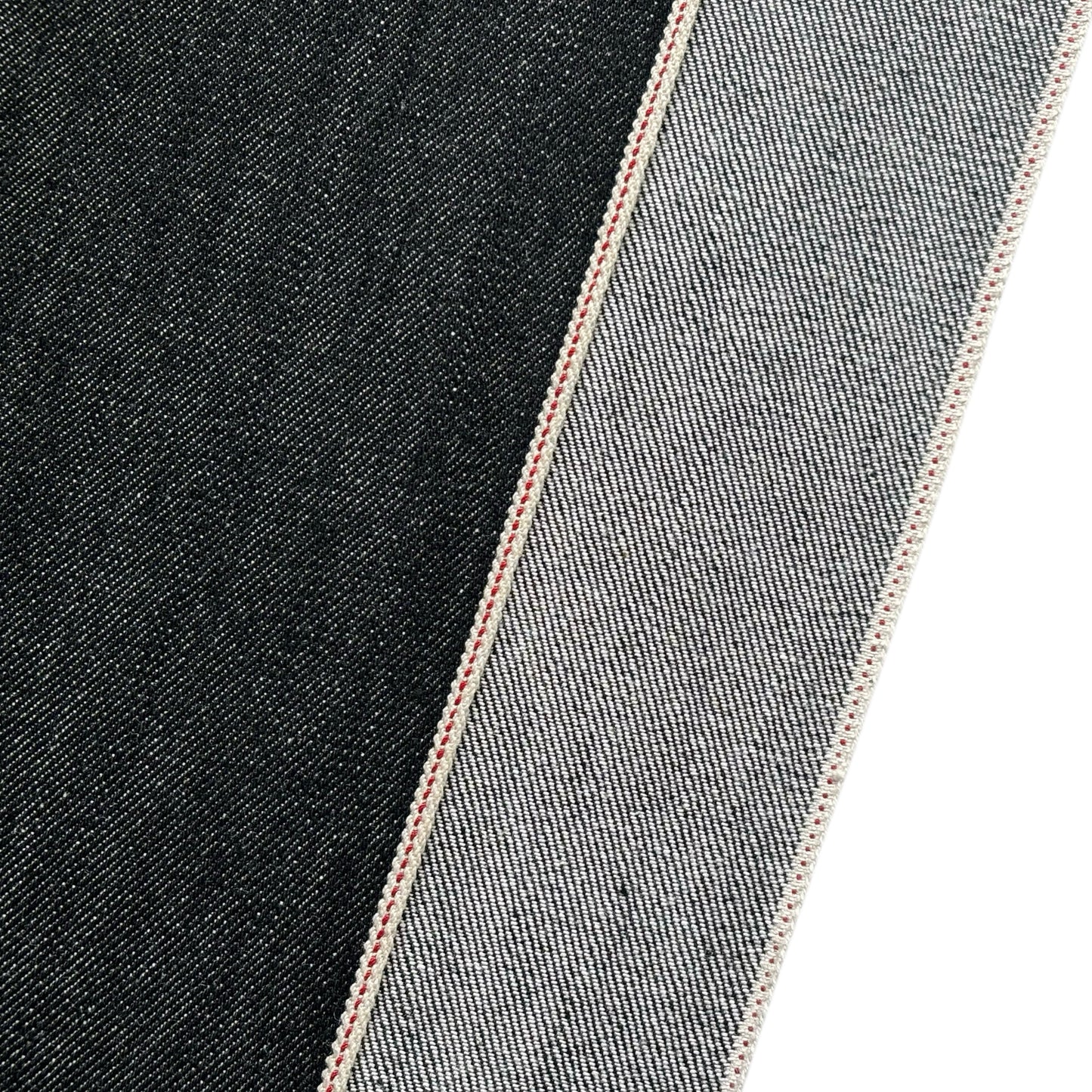 RiverDenim 13.8oz Silk Black, Red Selvedge