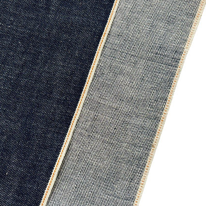 RiverDenim 14.7oz Deep Indigo, Orange Selvedge